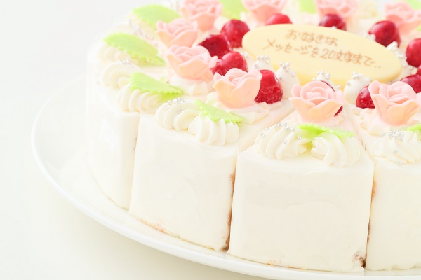 生クリームケーキ 12カット カット済み 8号 24cm 創業39年老舗ケーキ屋 cスイーツ Cake Jp