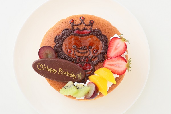 イラスト1体のみ お絵かきケーキ スフレパリ 5号 15cm お菓子のグランパ Cake Jp