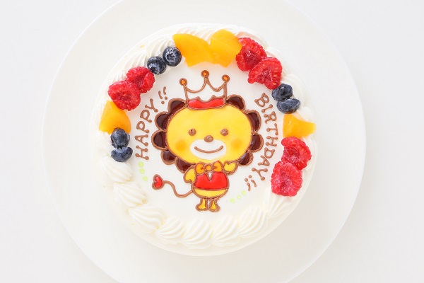 イラストケーキ 生クリーム 6号 18cm 洋菓子店 アルル Cake Jp