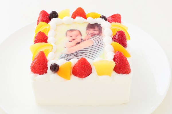 写真ケーキ グルテンフリーケーキ生クリーム 4号 12cm 洋菓子のミロ Cake Jp