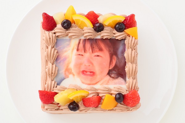 写真ケーキ グルテンフリーケーキチョコ 4号 12cm 洋菓子のミロ Cake Jp
