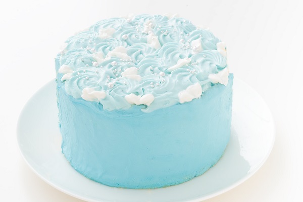 スマッシュケーキ ヨーグルト ファーストバースデーケーキ ブルー ブルー 5号 15cm バース Birth Cake Jp