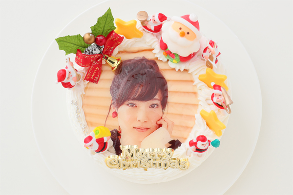 クリスマスケーキ サンタさんいっぱいクリスマス写真ケーキ 4号 12cm おかしのアトリエきのと Cake Jp