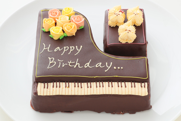 1日限定2台 グランドピアノ立体ケーキ 5号 15cm 菓子工房オカダ Cake Jp
