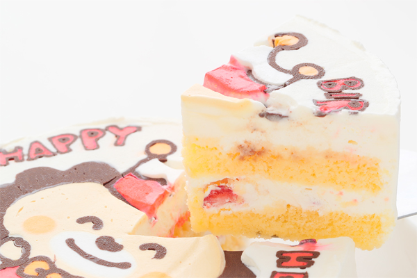 1日2台限定 生クリームデコレーションイラストケーキ 4号 12cm カラーズ Cake Jp
