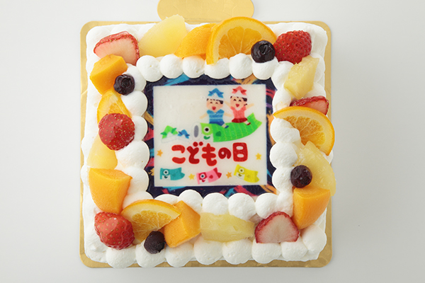 こどもの日 こどもの日ケーキ 生 15cmx15cm 洋菓子のミロ Cake Jp
