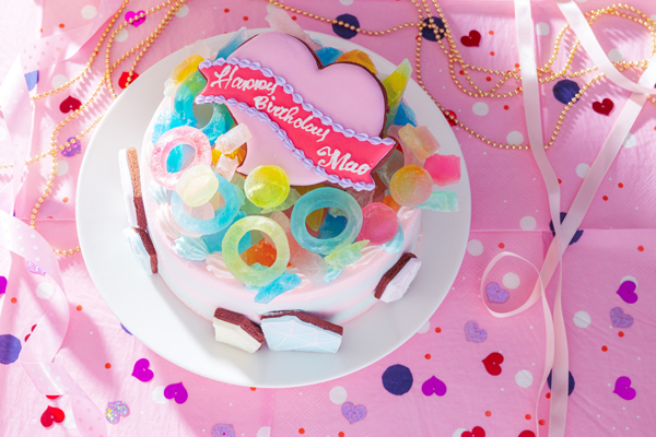キラキラ宝石ケーキ 5号 15cm Nene Cafe Cake Jp