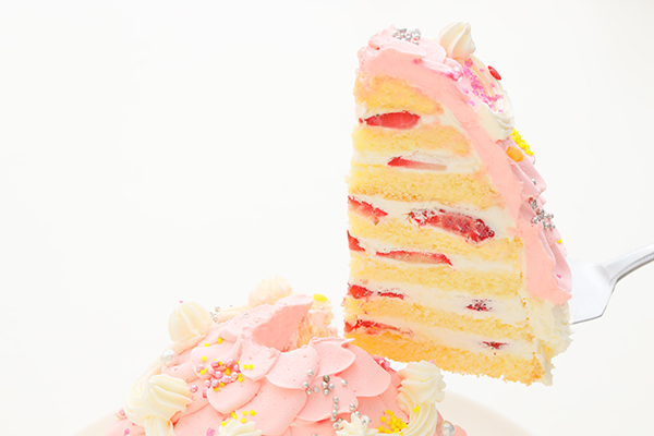 プリンセスケーキ ひらひら ドールケーキ 生クリーム 4号 12 スイーツsaccho Cake Jp