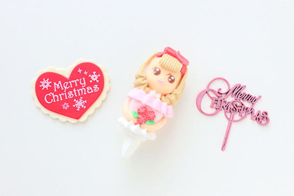 クリスマスケーキ Xmas立体お姫様ケーキ プリンセスケーキクリスマスver 5号 15cm サンタアンジェラ Cake Jp