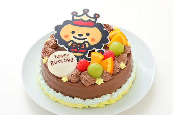 イラストケーキ オリジナルケーキ チョコケーキ 5号 15cm メモラーブル Cake Jp