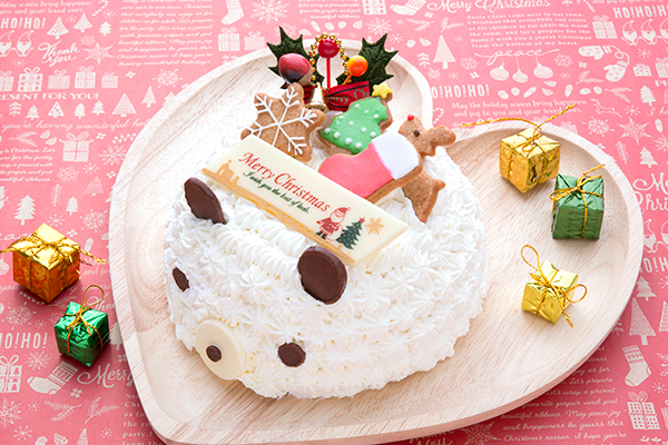 クリスマスケーキ2020 白くまのクリスマス 5号 15cm フランス菓子マシェリ Cake Jp