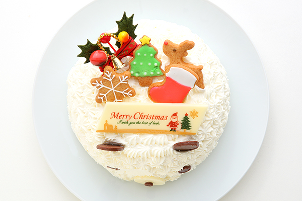 クリスマスケーキ2020 白くまのクリスマス 5号 15cm フランス菓子マシェリ Cake Jp