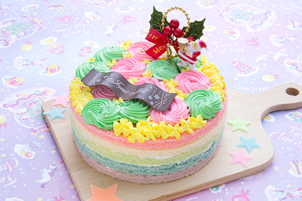 クリスマスケーキ カラフルケーキ 4号 12cm フランス菓子マシェリ Cake Jp