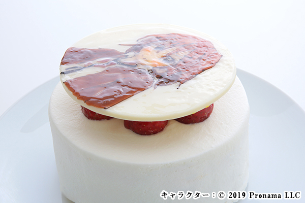 イラストプレート付き ショートケーキ 4号 12cm D Style Tokyo Cake Jp