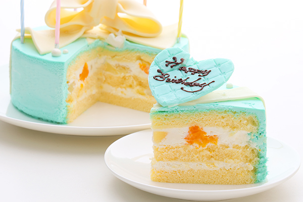 プレゼントリボンケーキ 5号 15cm Milkymoco Cake Jp