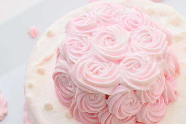 卵 バター 小麦粉不使用 ファーストバースデー スマッシュケーキ ピンク ５号2段 スイーツヒーロー Cake Jp