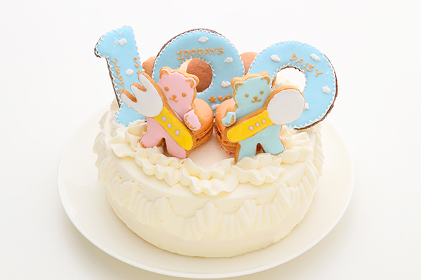 お食い初めケーキ 5号 15 予約専門菓子店daisy Cake Jp