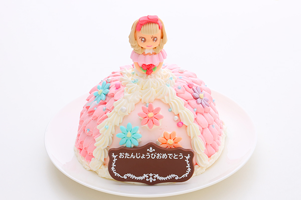ドールケーキ ピンクタイプ 5号 15cm 洋菓子夢工房ル アンジュ Cake Jp