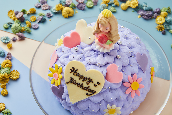 プリンセスドール パープル 5号 15cm Le Lis Cake Jp