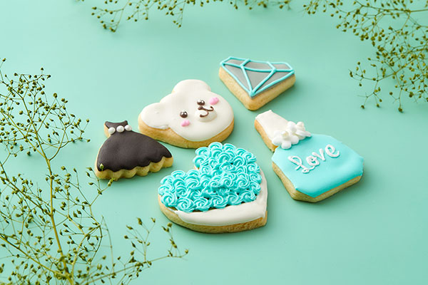 ティファニーブルー アイシングクッキー ギフトセット Kitty Sweets Cake Jp