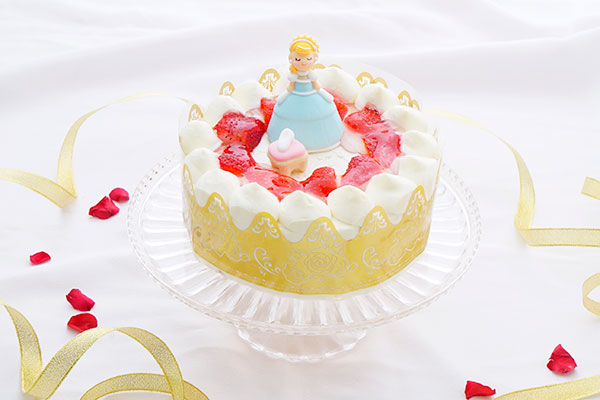 生デコレーションケーキ シンデレラ 5号 15cm キャラメリーゼ Cake Jp