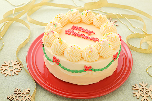 クリスマスケーキ クリスマスの韓国風バタークリームデコレーション 6号 Irene アイリーン Cake Jp