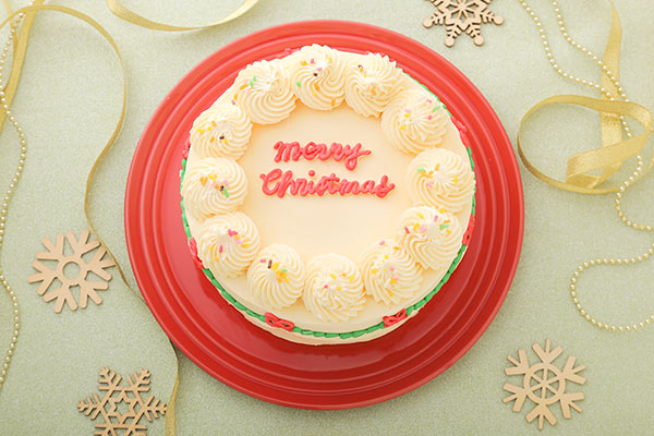 クリスマスケーキ クリスマスの韓国風バタークリームデコレーション 5号 Irene アイリーン Cake Jp
