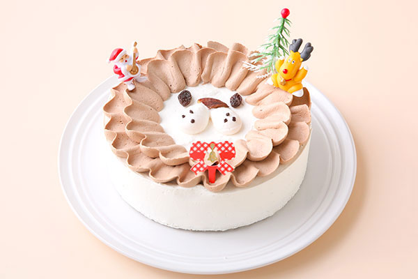 クリスマスケーキ 卵 乳製品 小麦粉除去可能 クリスマス限定チョコレート ホールケーキ １５ｃｍ 洋菓子工房 きらら Cake Jp