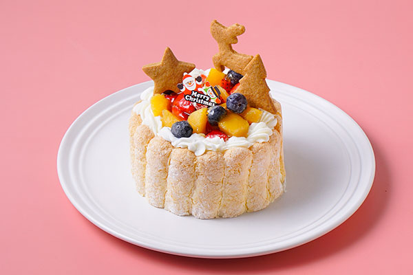 乳幼児向け ヨーグルトフルーツケーキ 3号 9cm クリスマスケーキ21 欧風洋菓子店 イルピーノ Cake Jp
