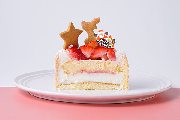 乳幼児向け ヨーグルト苺ケーキ 3号 9cm クリスマスケーキ21 欧風洋菓子店 イルピーノ Cake Jp