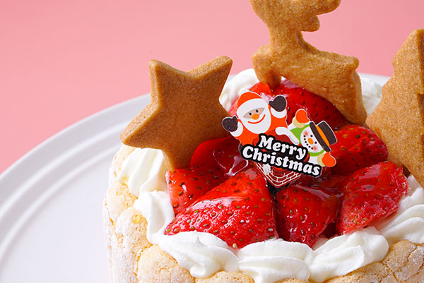クリスマスケーキ 乳幼児向けヨーグルト苺ケーキ 3号 9cm 欧風洋菓子店 イルピーノ Cake Jp