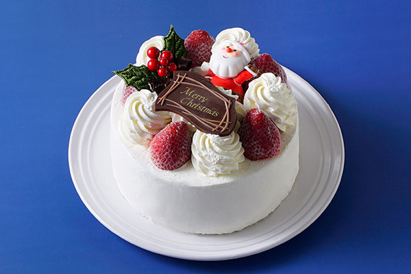 クリスマスケーキ 生クリーム苺デコレーション 4号 12cm Antique Cake Jp