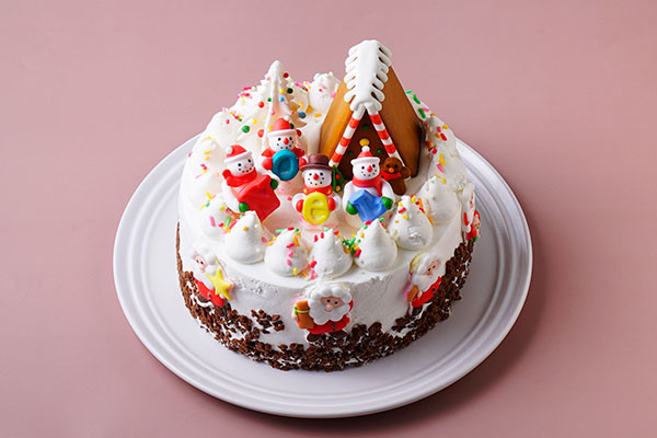 サンタの家 5号 いちご クリスマスケーキ Blanctigre Due タイガーコーヒー Cake Jp