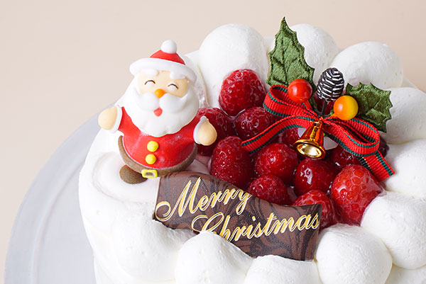 木苺デコレーションケーキ クリスマスケーキ 4号 12cm 洋菓子店 菓樹工房萌 Cake Jp