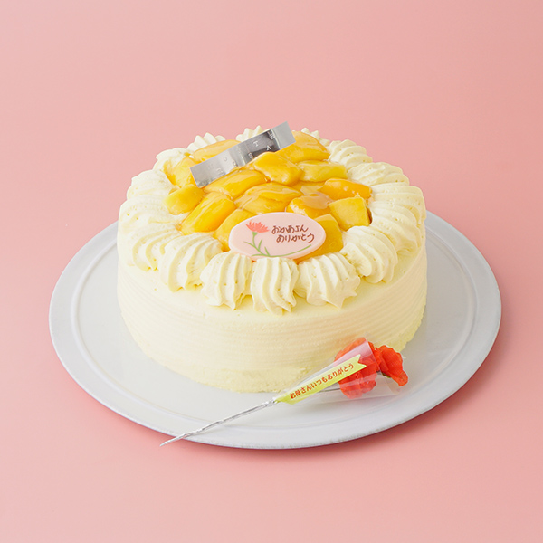モンテローザ 母の日マンゴーケーキ5号 母の日21 モンテローザ大井町店 Cake Jp