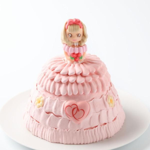 立体ケーキお姫様ケーキ　5号　15cm
