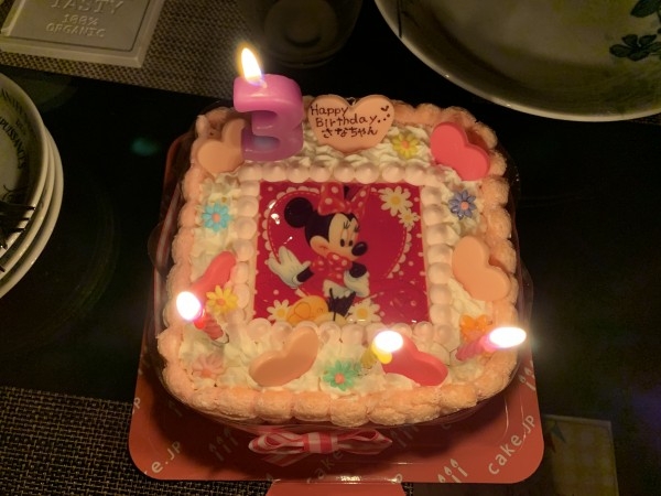 ミニーちゃんが好きな娘の誕生日 口コミ 評判 Cake Jp