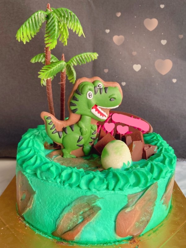 恐竜ケーキ 5号 フレッシュケーキ愛之助 Cake Jp