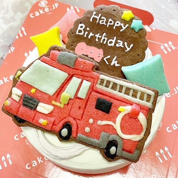 息子の２歳の誕生日に消防車ケー のレビュー Cake Jp