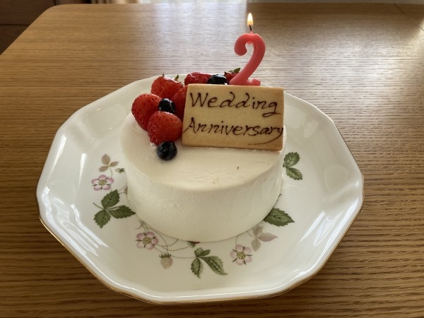 結婚記念日に 苺の生クリームデ のレビュー Cake Jp