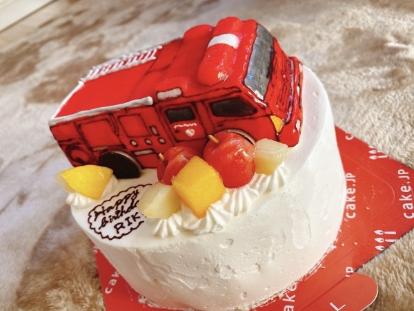 消防車が大好きな息子の誕生日に 口コミ 評判 Cake Jp 消防車が大好きな息子の誕生日に 口コミ 評判 Cake Jp