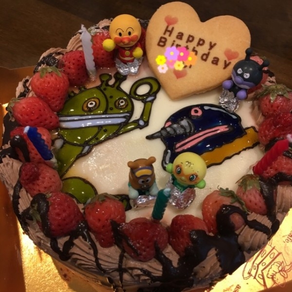 3歳の誕生日に頼んだバイキンマ のレビュー Cake Jp