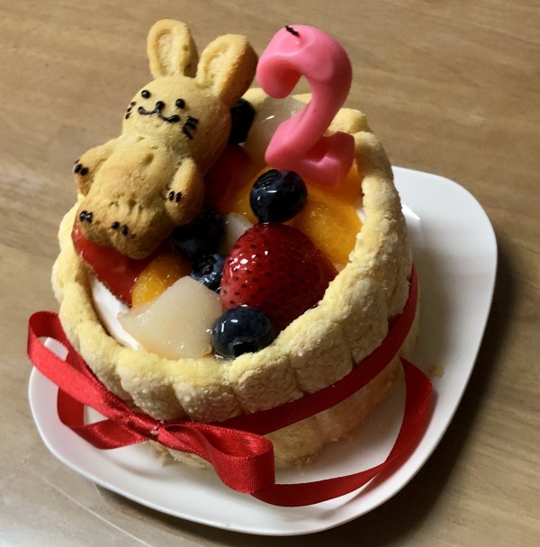 2歳の誕生日に注文しました 口コミ 評判 Cake Jp