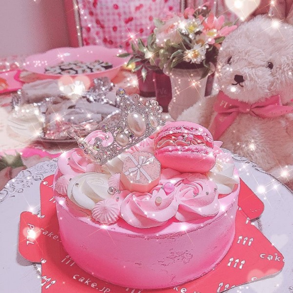 ピンク色で可愛いケーキを探して のレビュー Cake Jp