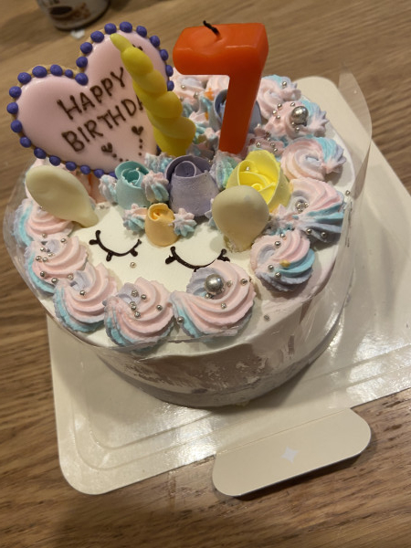 娘の7歳の誕生日ケーキとして購 口コミ 評判 Cake Jp