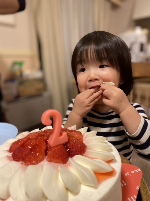 孫の2歳の誕生日祝いに のレビュー Cake Jp