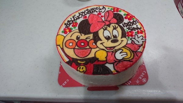 3歳の娘にミニーちゃんのケーキ 口コミ 評判 Cake Jp