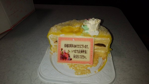 両親の結婚記念日のお祝いに利用 のレビュー Cake Jp